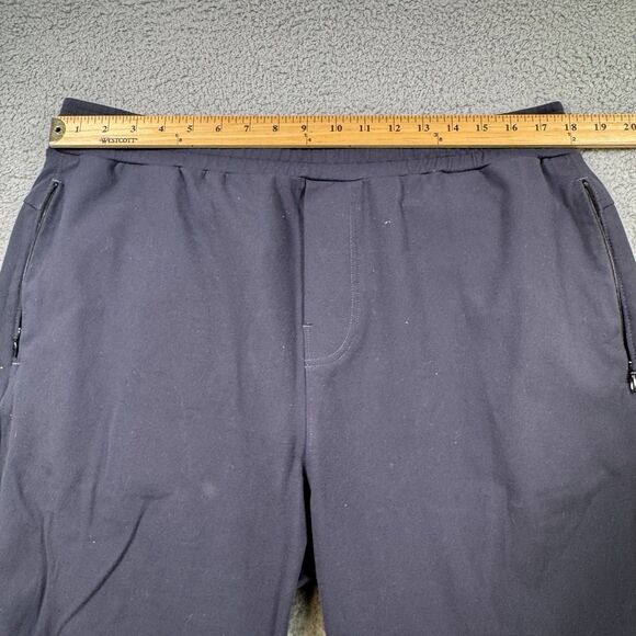 Public Rec Pants Mens 38x27 Blue Tapered Sweat Performance Athletic - Picture 3 of 12